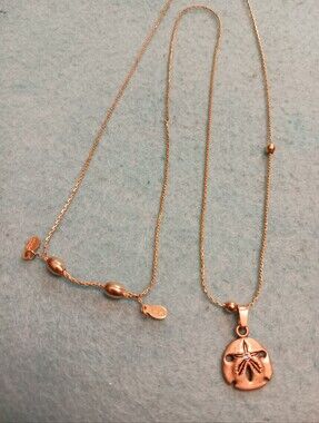 2017 Alex & Ani Necklace *Chainstation* Sand Dollar Necklace Goldtone Adjustable